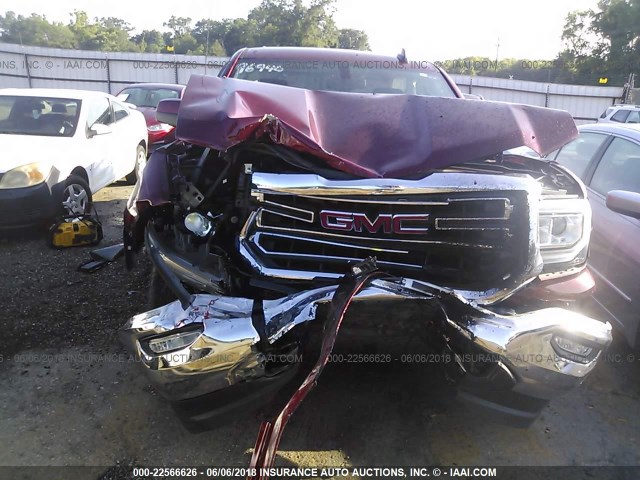 3GTU2MEC4GG248957 - 2016 GMC SIERRA K1500 SLE RED photo 6