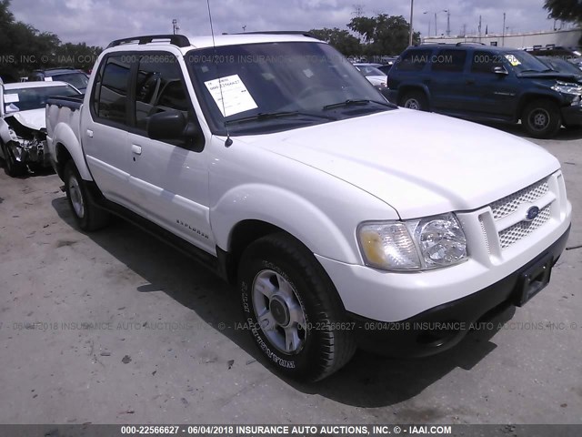 1FMZU67E91UC47491 - 2001 FORD EXPLORER SPORT TR  WHITE photo 1