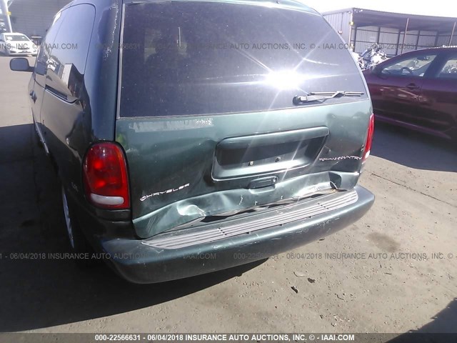 1C4GP54L7XB912960 - 1999 CHRYSLER TOWN & COUNTRY LX/LXI GREEN photo 6