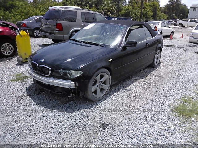 WBABW33436PX84081 - 2006 BMW 325 CI BLACK photo 2