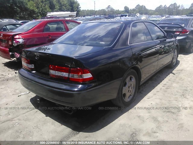 JT8BF28G710312983 - 2001 LEXUS ES 300 BLACK photo 4