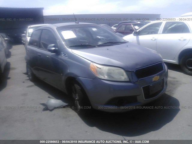 KL1TD66EX9B606888 - 2009 CHEVROLET AVEO LS/LT 灰色 照片 1