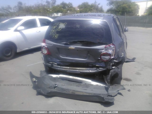 KL1TD66EX9B606888 - 2009 CHEVROLET AVEO LS/LT 灰色 照片 6