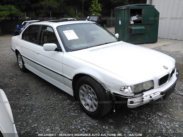 WBAGH8349YDP06812 - 2000 BMW 740 IL WHITE photo 1