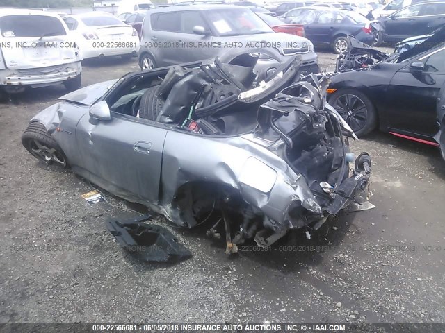 JHMAP11431T007532 - 2001 HONDA S2000 SILVER photo 3