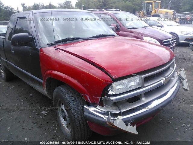 1GCDT19X538225115 - 2003 CHEVROLET S TRUCK S10 RED photo 6