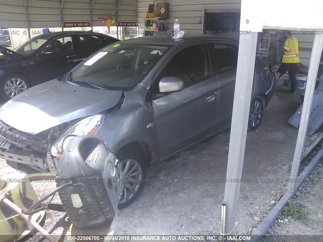 ML32F3FJ4JHF03967 - 2018 MITSUBISHI MIRAGE G4 ES Gümüş foto 2