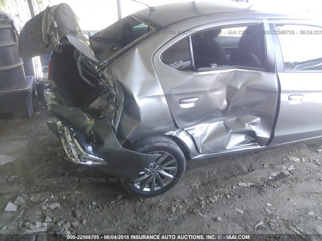 ML32F3FJ4JHF03967 - 2018 MITSUBISHI MIRAGE G4 ES Gümüş foto 6