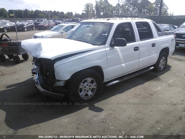 3GNEC13T23G340864 - 2003 CHEVROLET AVALANCHE C1500 WHITE photo 2