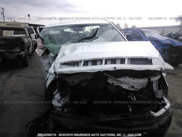 5TFRM5F14GX105585 - 2016 TOYOTA TUNDRA DOUBLE CAB SR/SR5 WHITE photo 6