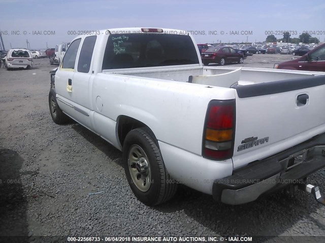 2GTEC19VX51321346 - 2005 GMC NEW SIERRA C1500 WHITE photo 3