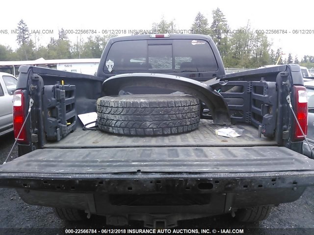 1FTWW31R88EA41563 - 2008 FORD F350 SRW SUPER DUTY BLACK photo 8