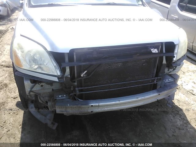 2HKYF18433H577630 - 2003 HONDA PILOT EX SILVER photo 6