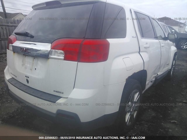 2CTFLCEW3A6399841 - 2010 GMC TERRAIN SLE WHITE photo 4