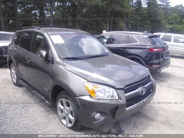 JTMDK4DV1AD014542 - 2010 TOYOTA RAV4 LIMITED BROWN photo 1