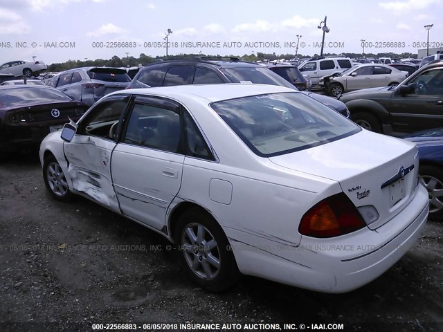 4T1BF28B3YU070715 - 2000 TOYOTA AVALON XL/XLS WHITE photo 6