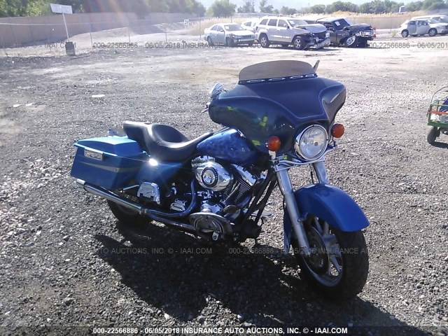 1HD1FCW145Y669819 - 2005 HARLEY-DAVIDSON FLHTCUI Көк фото 1