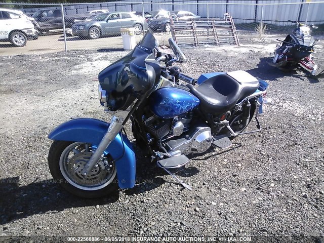 1HD1FCW145Y669819 - 2005 HARLEY-DAVIDSON FLHTCUI BLUE photo 2