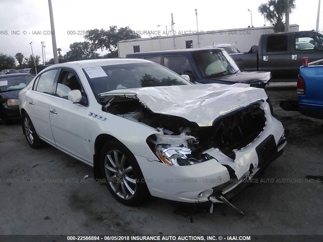 1G4HE57Y86U136256 - 2006 BUICK LUCERNE CXS WHITE photo 1