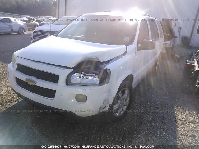 1GNDV23L55D291140 - 2005 CHEVROLET UPLANDER LS WHITE photo 2