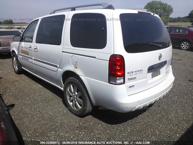 5GADV33157D104769 - 2007 BUICK TERRAZA CXL WHITE photo 3