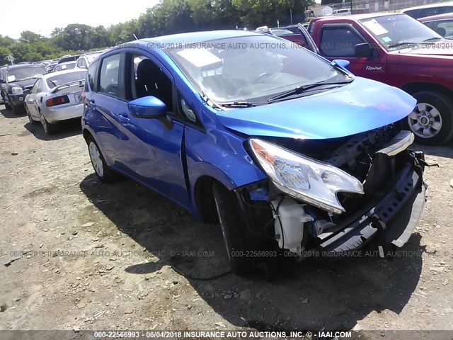 3N1CE2CPXFL402478 - 2015 NISSAN VERSA NOTE S/S PLUS/SV/SL/SR BLUE photo 1