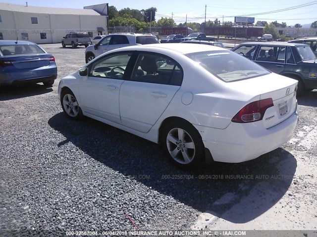 2HGFA16958H319860 - 2008 HONDA CIVIC EXL თეთრი ფოტო 3