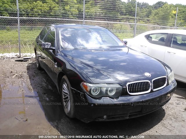 WBAGL63494DP70300 - 2004 BMW 745 I BLACK photo 1