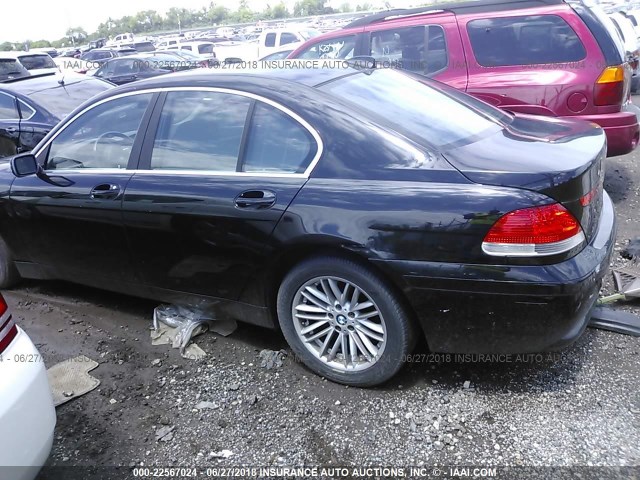 WBAGL63494DP70300 - 2004 BMW 745 I BLACK photo 3