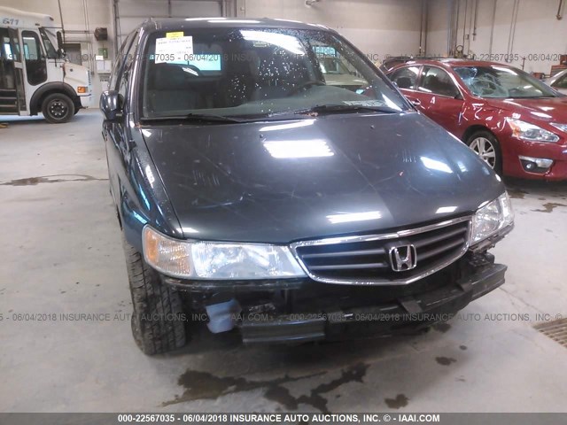 5FNRL18943B108019 - 2003 HONDA ODYSSEY EXL GRAY photo 6