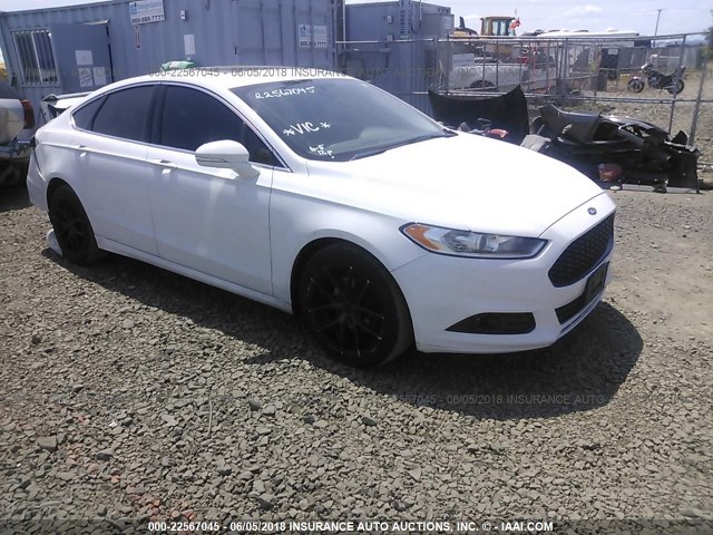 3FA6P0K99ER330931 - 2014 FORD FUSION TITANIUM WHITE photo 1