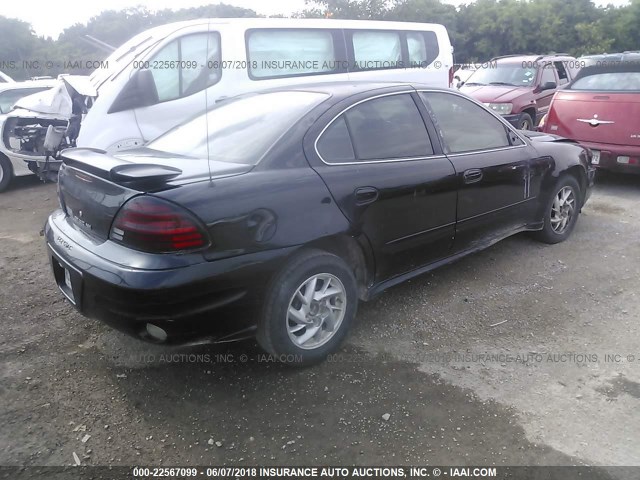 1G2NF52E04M502066 - 2004 PONTIAC GRAND AM SE1 BLACK photo 4