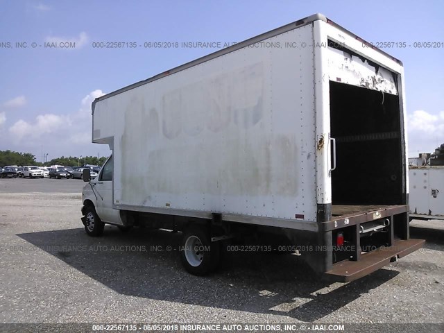 1FDWE35L42HA35897 - 2002 FORD ECONOLINE E350 SUPER DUTY CTWAY VAN WHITE photo 3