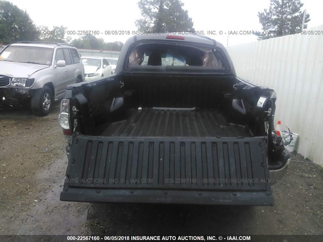 3TMLU4EN4DM124028 - 2013 TOYOTA TACOMA DOUBLE CAB ნაცრისფერი ფოტო 8
