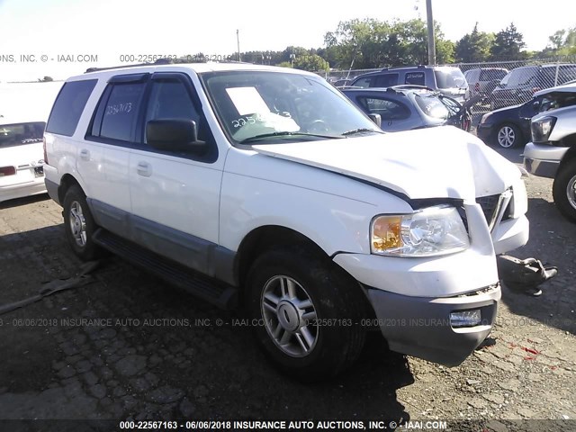 1FMPU16W93LC48458 - 2003 FORD EXPEDITION XLT WHITE photo 1