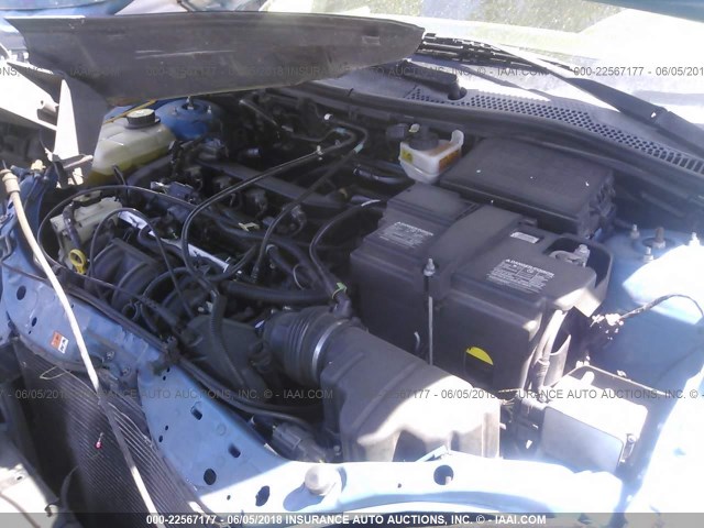 1FAHP34N47W345499 - 2007 FORD FOCUS ZX4/S/SE/SES 蓝色 照片 10