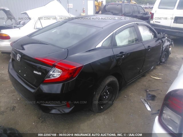 19XFC2F54HE082026 - 2017 HONDA CIVIC LX BLACK photo 4