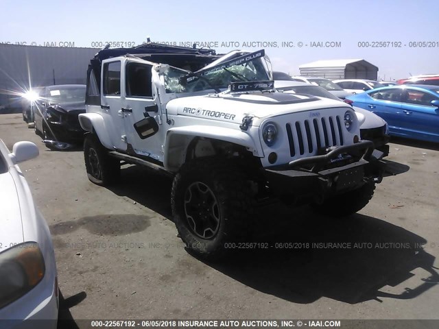 1C4HJWFG0GL132594 - 2016 JEEP Wrangler Unlimited RUBICON WHITE photo 1