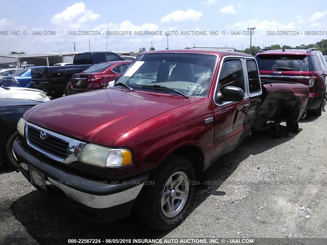 4F4YR16C5XTM25200 - 1999 MAZDA B2500 CAB PLUS RED photo 6