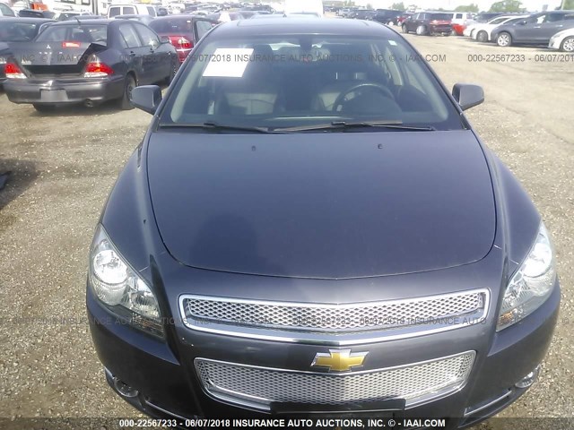 1G1ZE5E05CF249161 - 2012 CHEVROLET MALIBU LTZ 灰色 照片 6