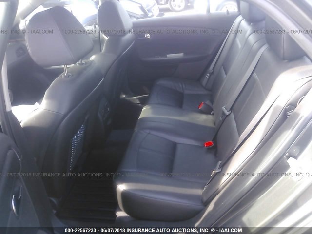 1G1ZE5E05CF249161 - 2012 CHEVROLET MALIBU LTZ 灰色 照片 8