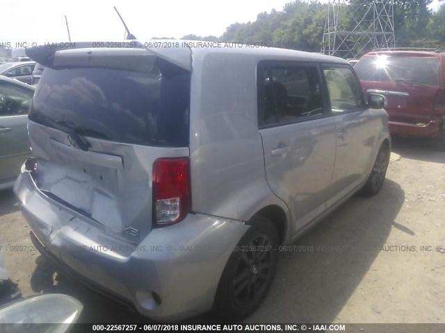 JTLZE4FE9DJ040438 - 2013 TOYOTA SCION XB Silber Foto 4