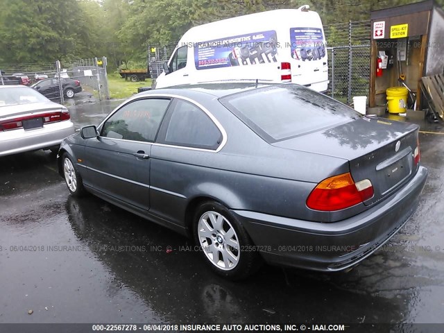 WBABM3346YJN84680 - 2000 BMW 323 CI GRAY photo 3