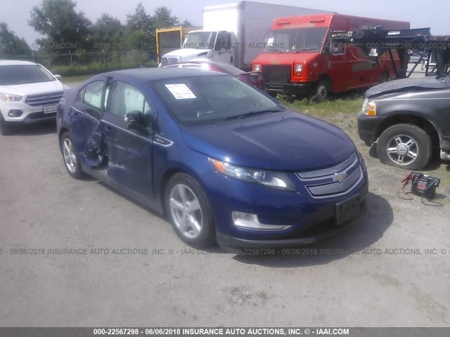 1G1RA6E41DU145459 - 2013 CHEVROLET VOLT BLUE photo 1