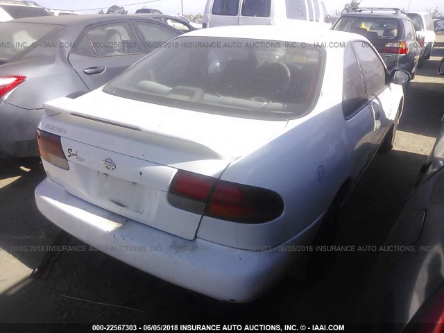 1N4AB42D4SC503317 - 1995 NISSAN 200SX SE WHITE photo 4