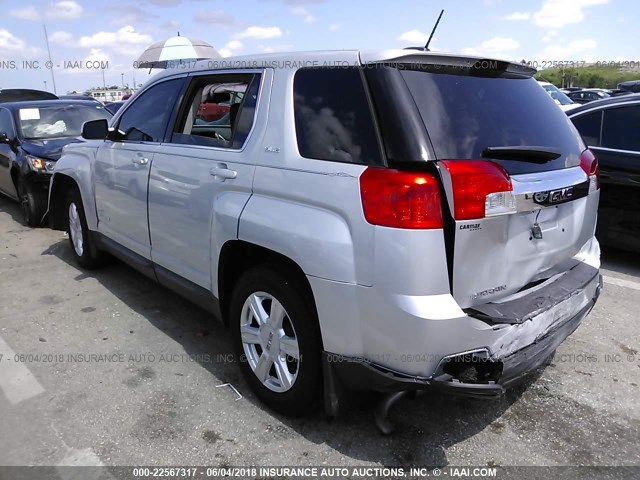 2GKALMEK7F6315461 - 2015 GMC TERRAIN SLE SILVER photo 3