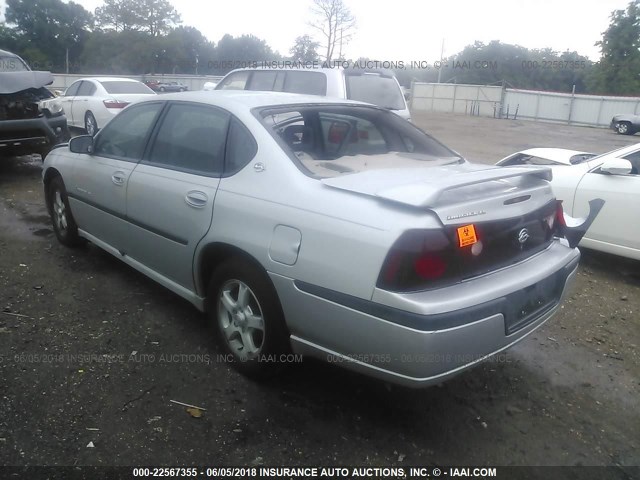 2G1WH52K639327455 - 2003 CHEVROLET IMPALA LS SILVER photo 3