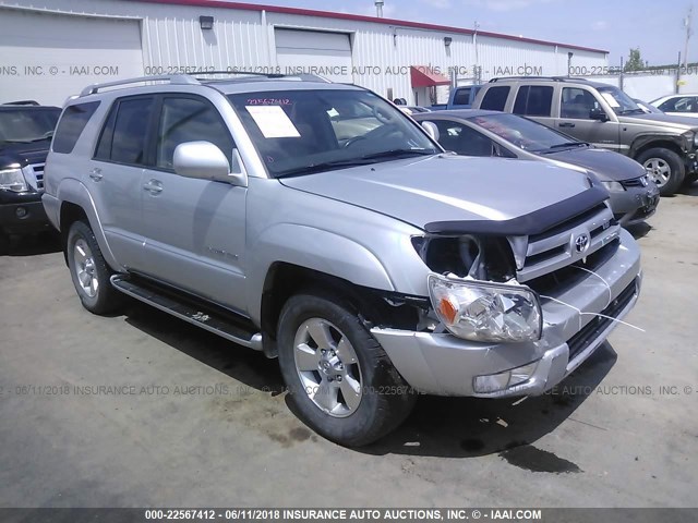 JTEBT17R930015087 - 2003 TOYOTA 4RUNNER LIMITED SILVER photo 1