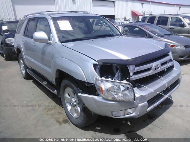 JTEBT17R930015087 - 2003 TOYOTA 4RUNNER LIMITED SILVER photo 6
