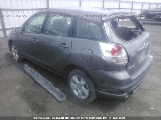 2T1LR30E46C555645 - 2006 TOYOTA COROLLA MATRIX XR GRAY photo 3